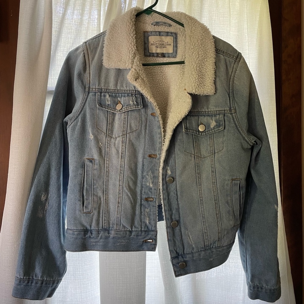 Sherpa Lined Jean Jacket